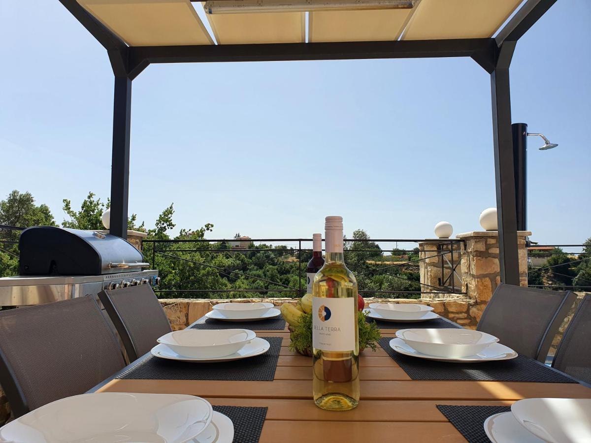 Natural View Villa With Private Pool Skouloufia Exterior photo