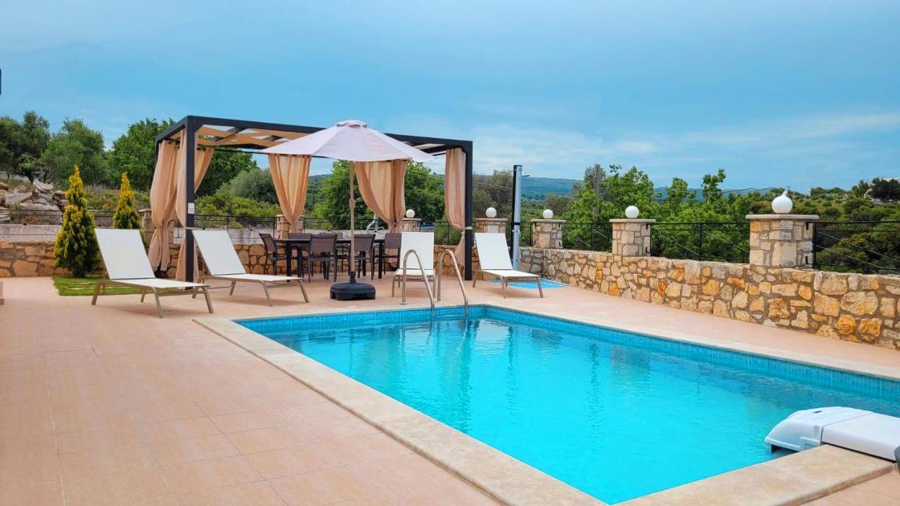 Natural View Villa With Private Pool Skouloufia Exterior photo
